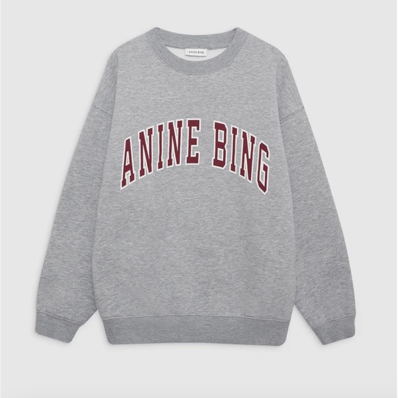NWT Anine Bing Spencer Sweatshirt - Size Small - Picture 1 of 6
